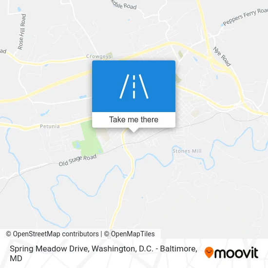 Spring Meadow Drive map