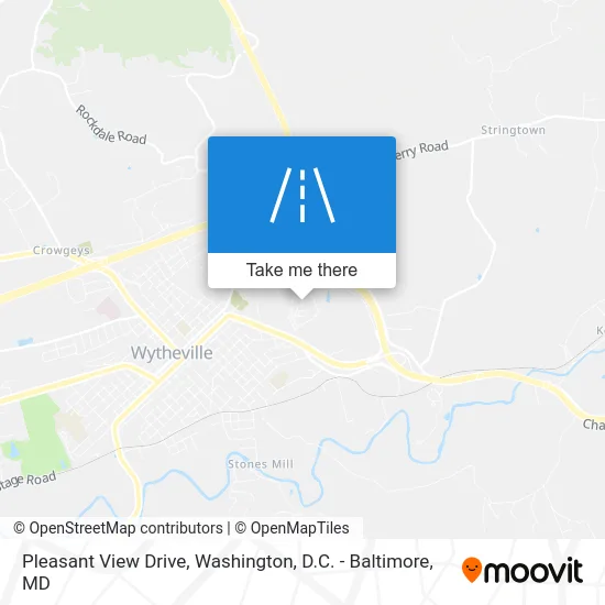 Pleasant View Drive map