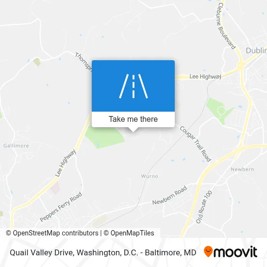 Quail Valley Drive map