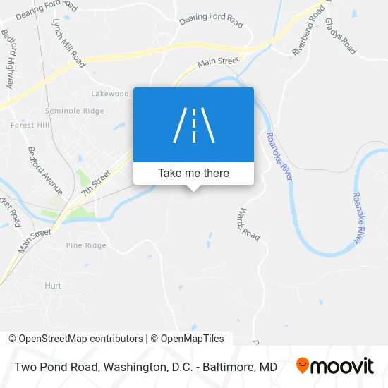 Two Pond Road map