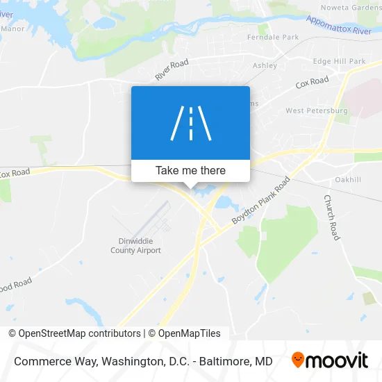 Commerce Way map