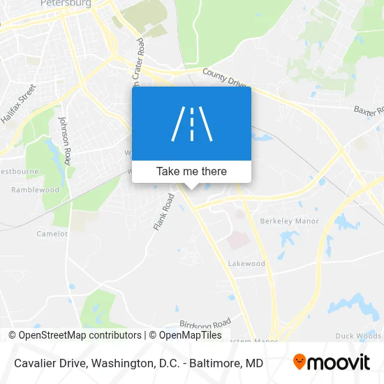 Cavalier Drive map