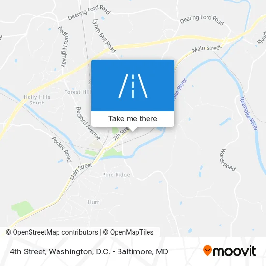 4th Street map