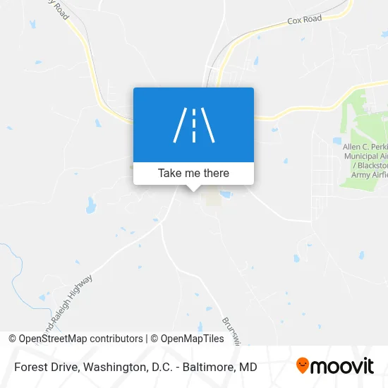 Forest Drive map
