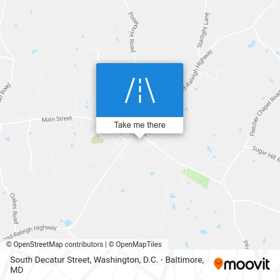 South Decatur Street map