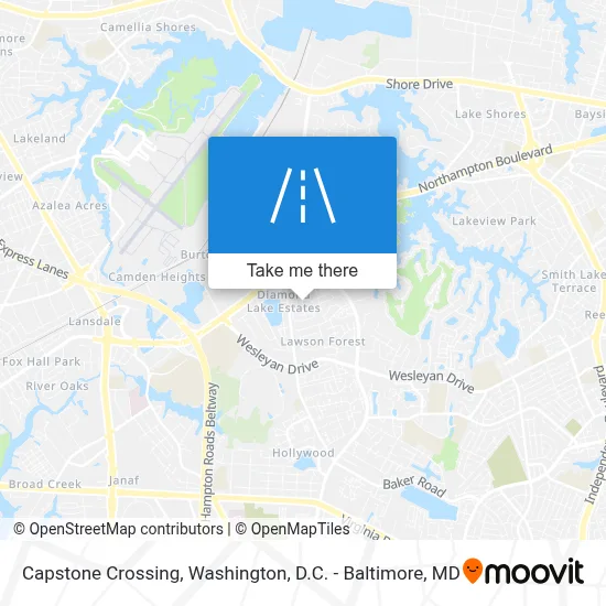 Capstone Crossing map
