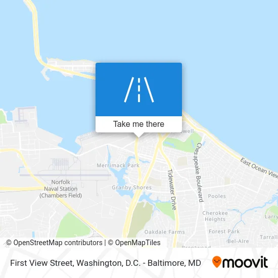 First View Street map