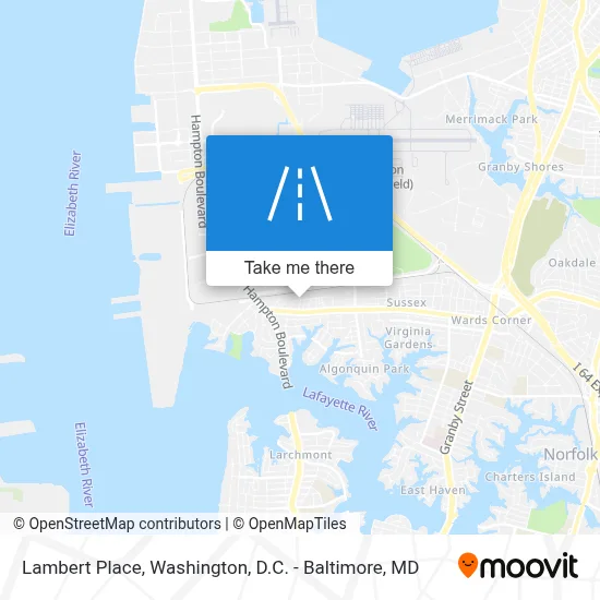 Lambert Place map
