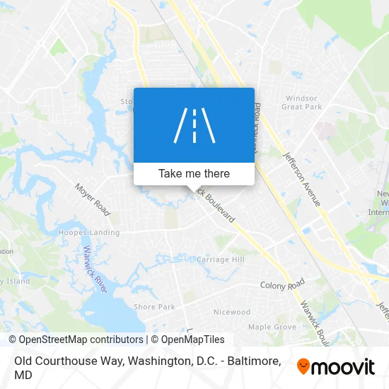 Old Courthouse Way map