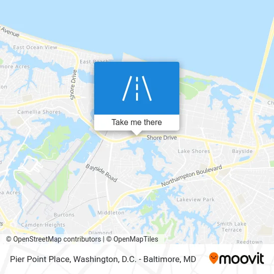 Pier Point Place map