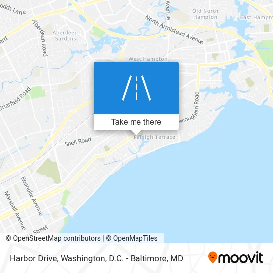 Harbor Drive map