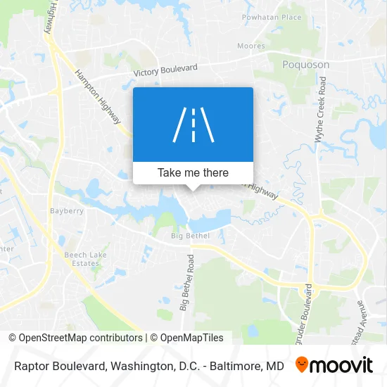 Raptor Boulevard map