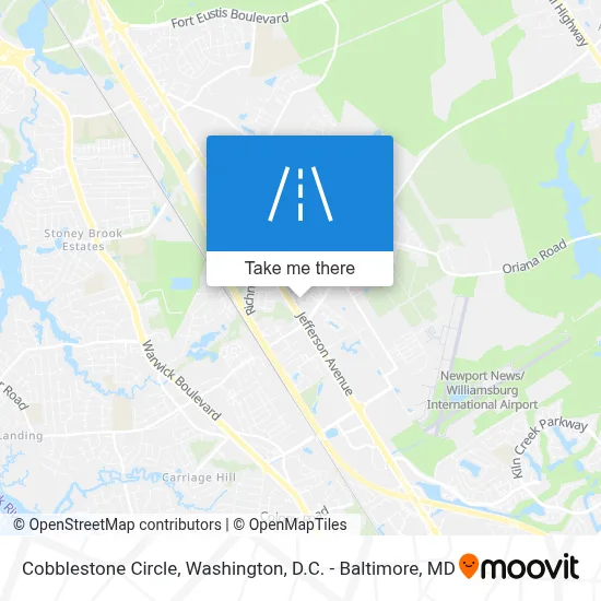 Cobblestone Circle map