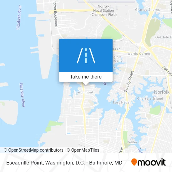Escadrille Point map