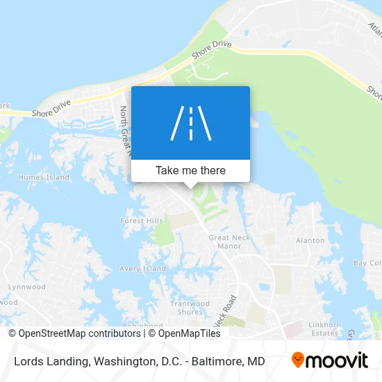 Lords Landing map