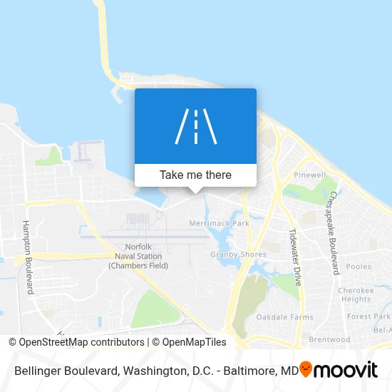 Bellinger Boulevard map