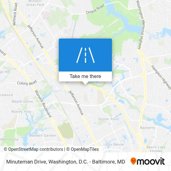 Minuteman Drive map