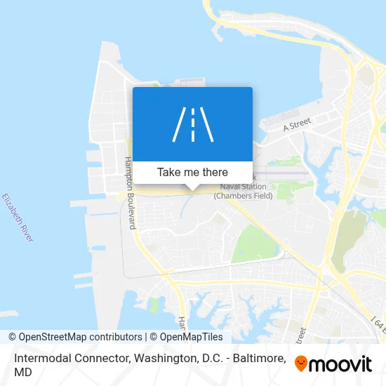 Intermodal Connector map