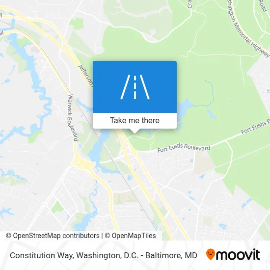 Constitution Way map