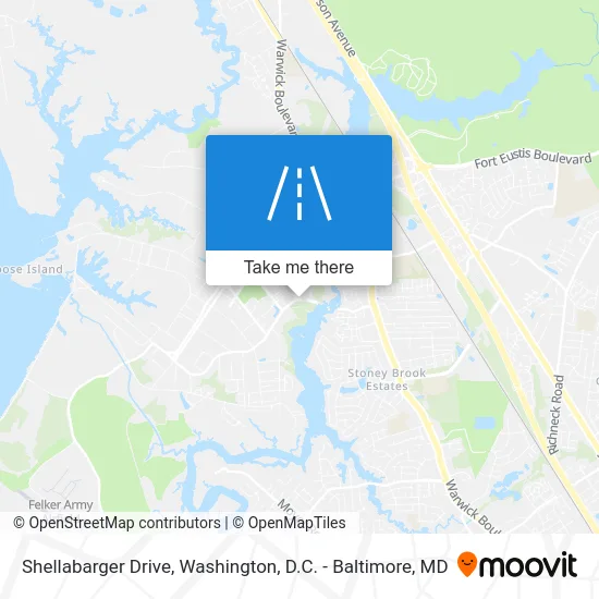 Shellabarger Drive map