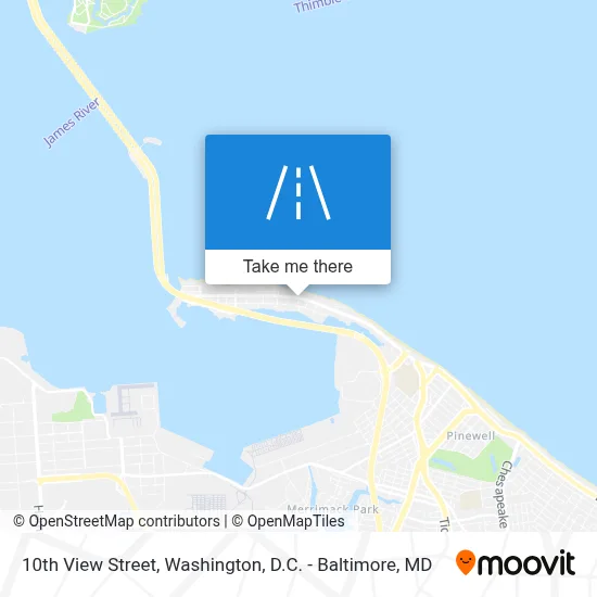 10th View Street map