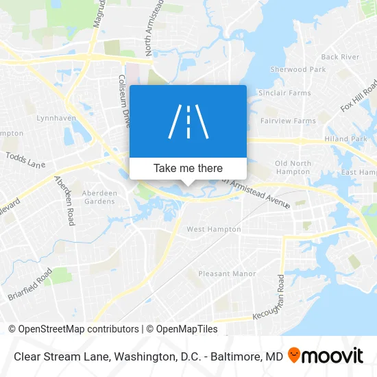 Clear Stream Lane map