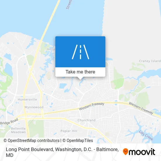 Long Point Boulevard map
