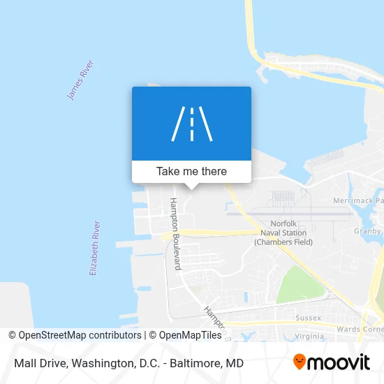 Mall Drive map