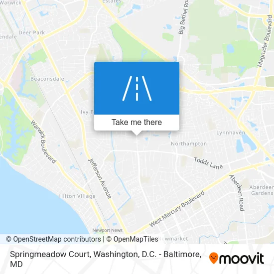 Springmeadow Court map