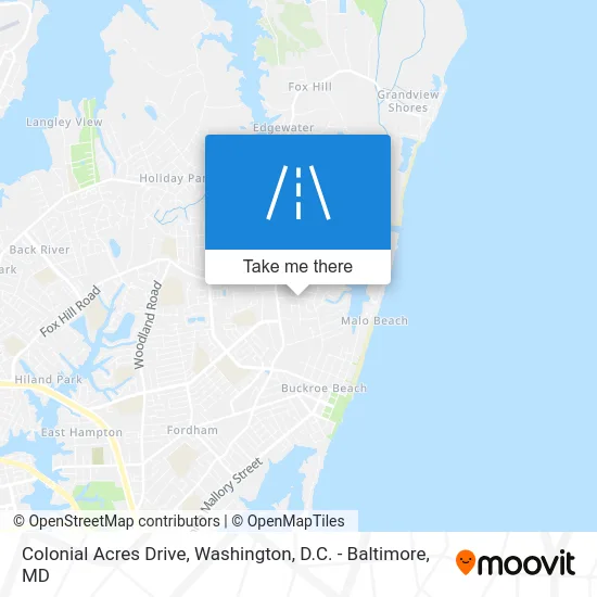 Colonial Acres Drive map