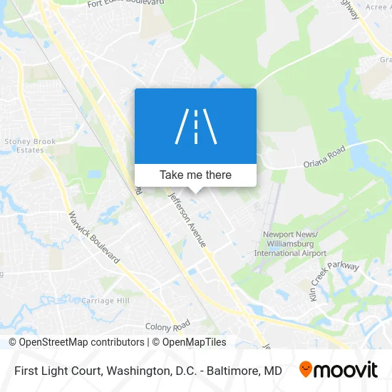 First Light Court map