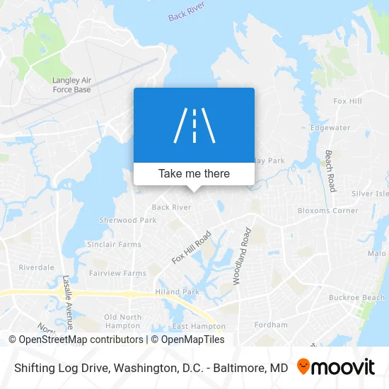 Shifting Log Drive map