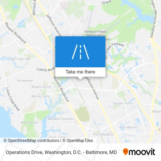 Operations Drive map