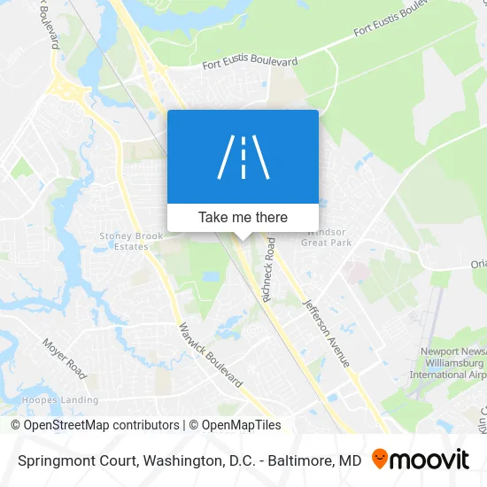 Springmont Court map