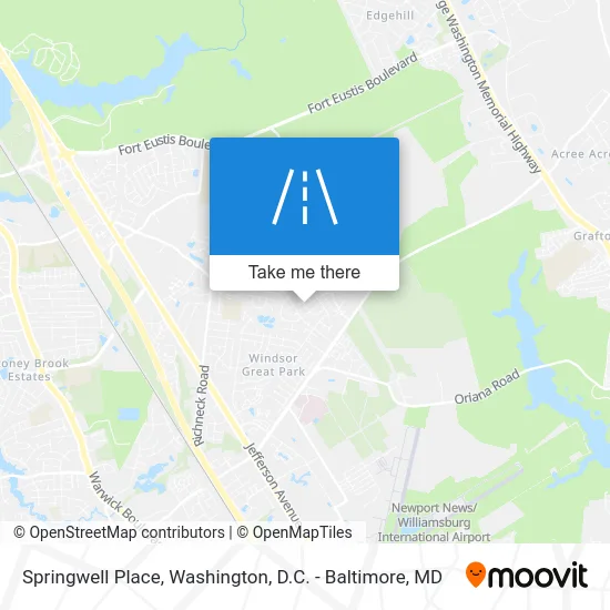Springwell Place map