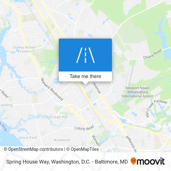 Spring House Way map