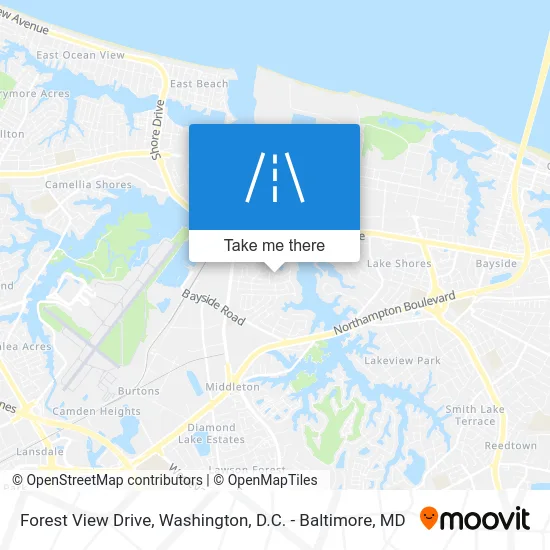 Forest View Drive map