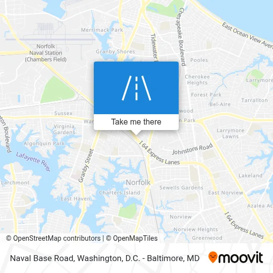 Naval Base Road map