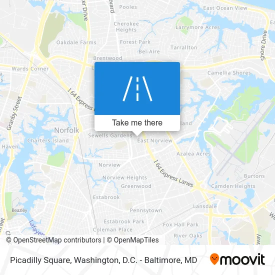 Picadilly Square map