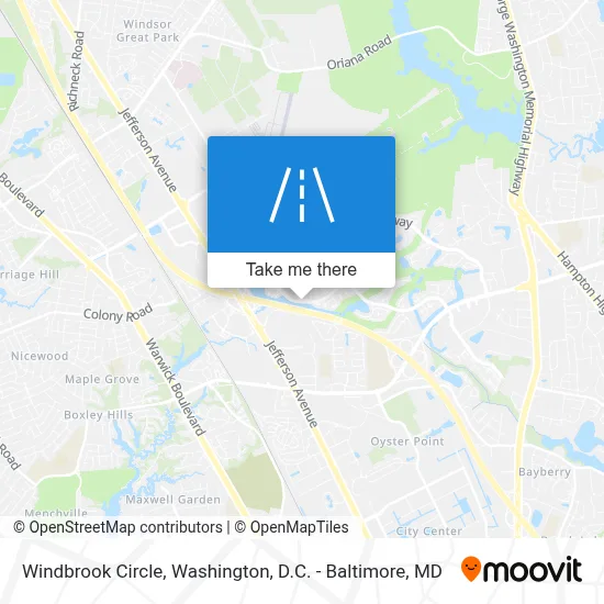 Windbrook Circle map