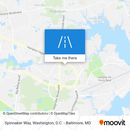 Spinnaker Way map