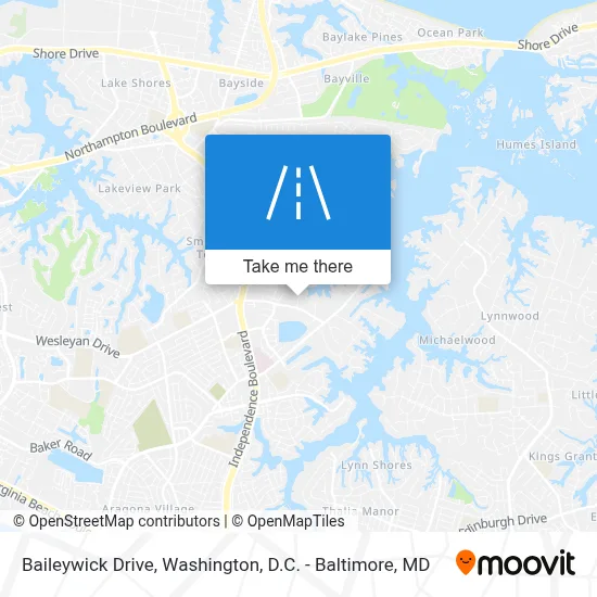 Baileywick Drive map