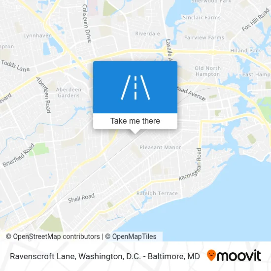 Ravenscroft Lane map