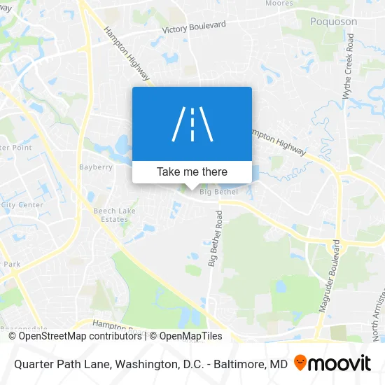 Quarter Path Lane map