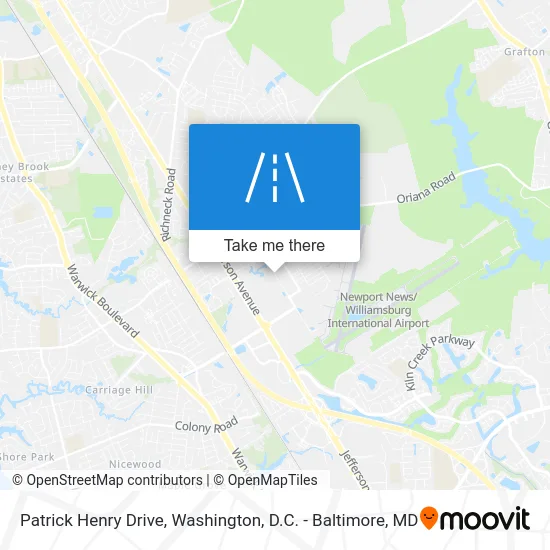 Patrick Henry Drive map