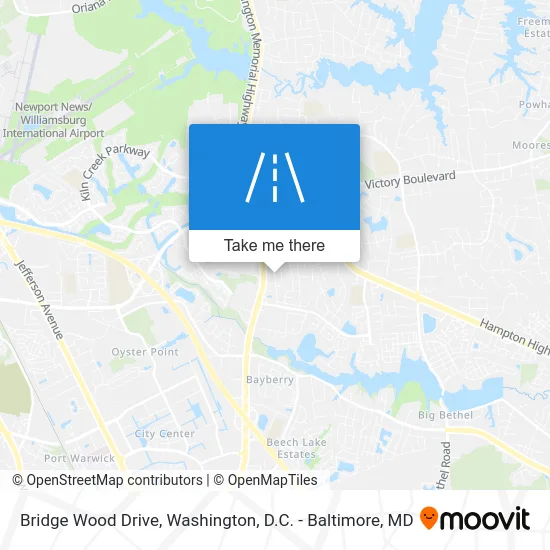 Bridge Wood Drive map