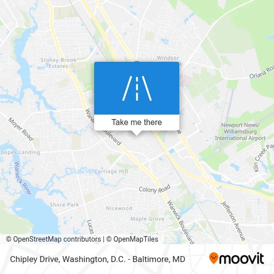 Chipley Drive map