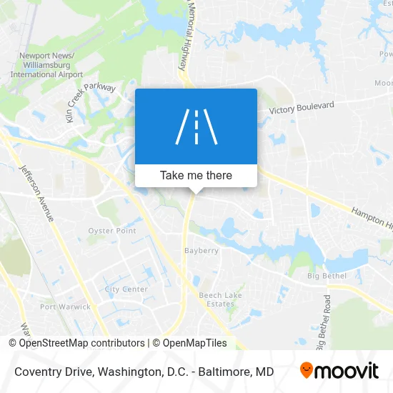 Coventry Drive map