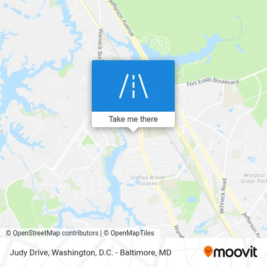 Judy Drive map