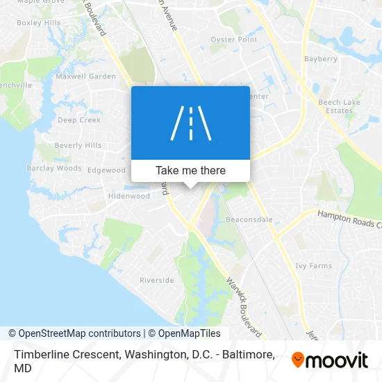Timberline Crescent map